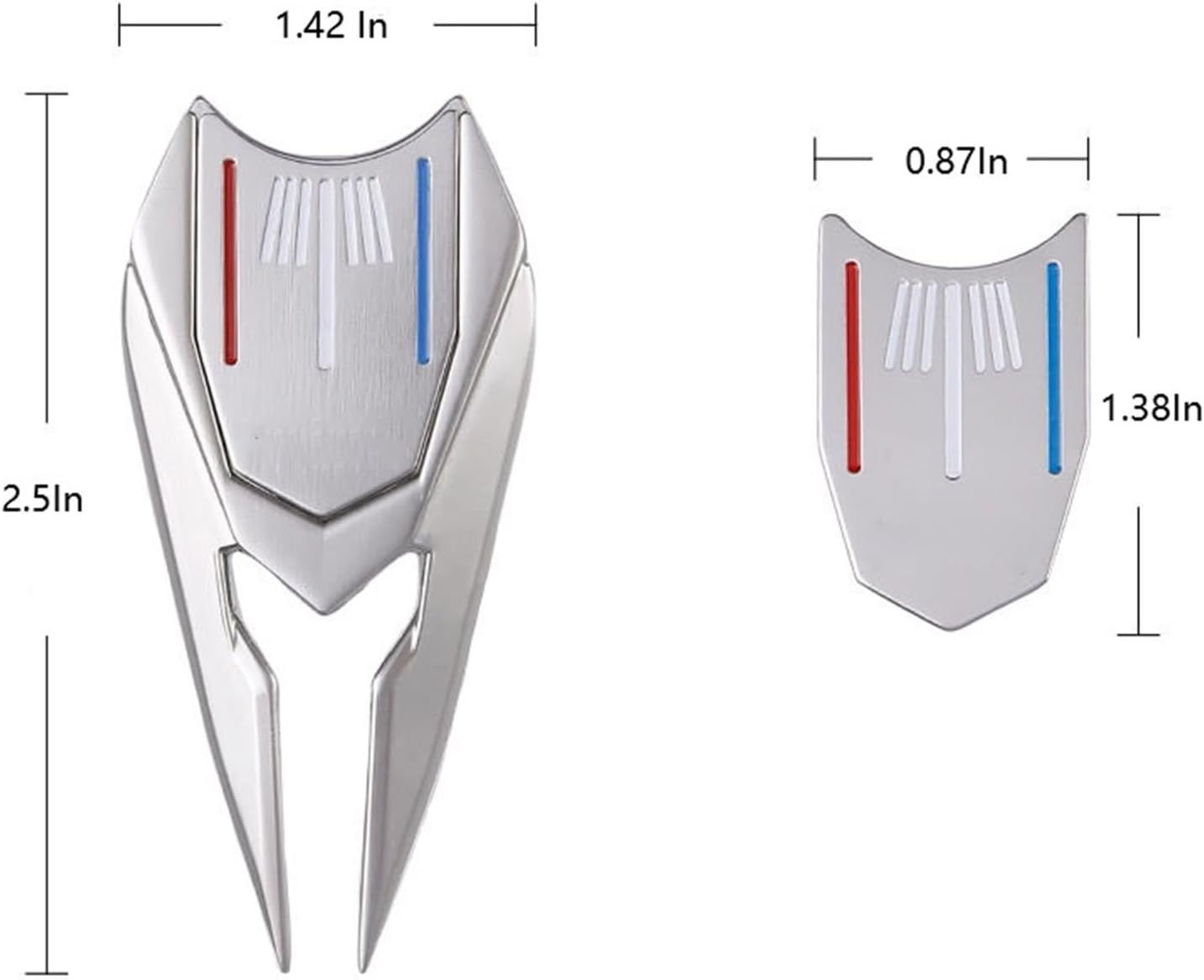 Multifunctional Golf Divot Repair Tool with Strong Magnetic Golf Ball Marker & Hat Clip, Metal Golf Divot Tool with Alignment Ball Marker, Universal
